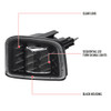 2015-2021 Subaru WRX / 2015-2017 WRX STI Sequential Front Bumper LED Turn Signal Lights (Matte Black Housing/Clear Lens)
